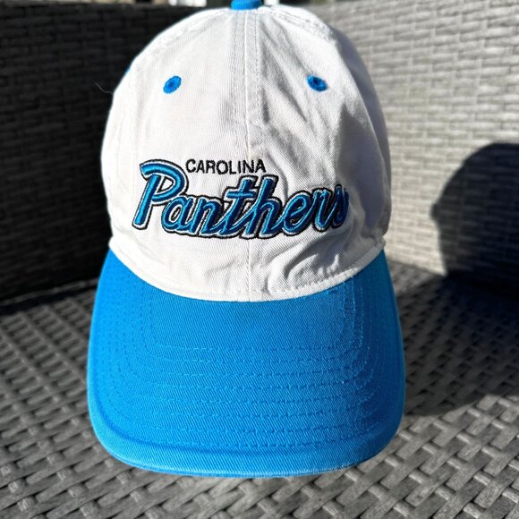 Vintage 90s Reebok Carolina Panthers NFL Adjustable Snapback‎ Cap Hat Rare - Picture 7 of 8